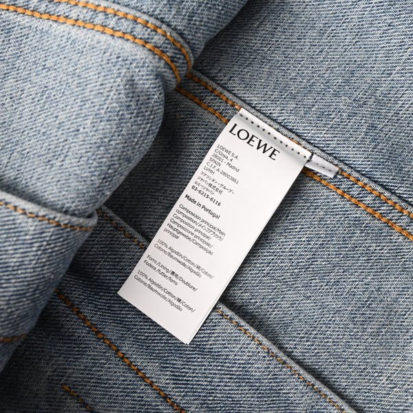 LW Anagram Denim Jacket Mid Blue Denim
