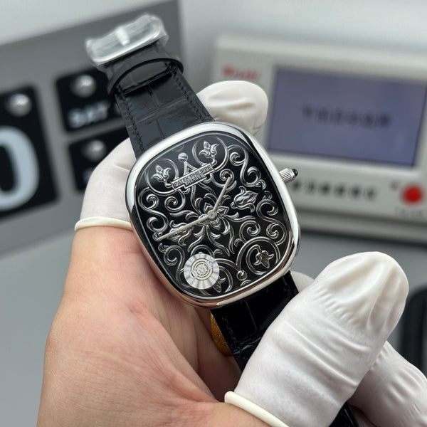 Patek Philippe Watch Golden Ellipse 36mm Black Enamel