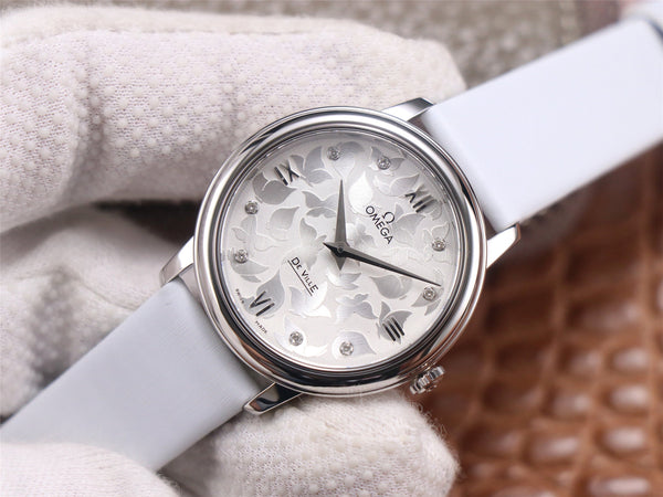 DE VILLE PRESTIGE 32 STEEL WHITE DIAL