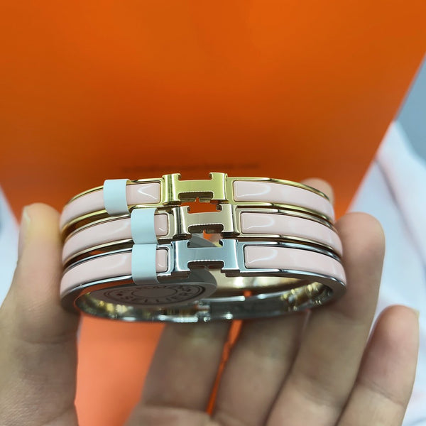 CLASSIC HM CLIC PINK 8MM ENAMEL BRACELET