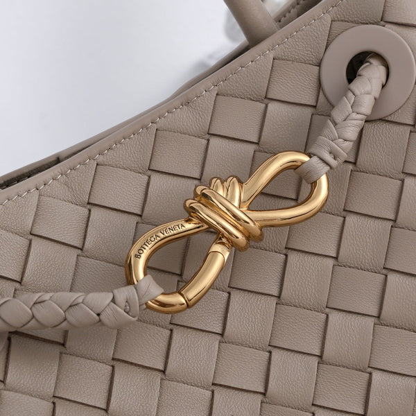 BV 2026 Mini Andiamo Taupe Lambskin