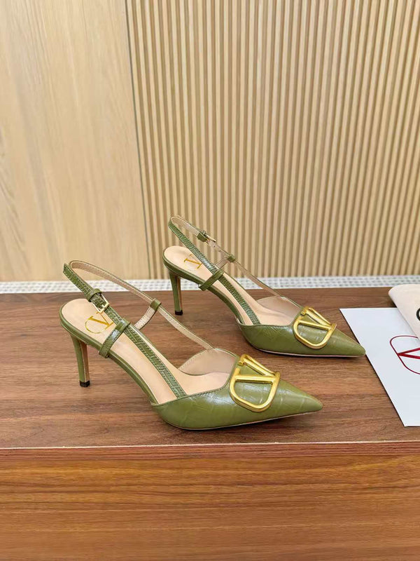Valentino Five-Colors Open-back Slingback 75 in Cow Patent