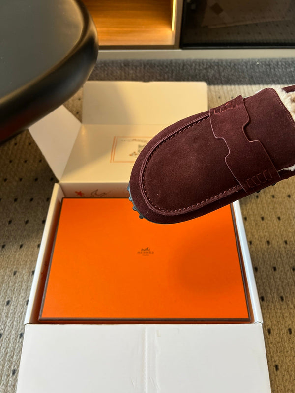 HM 26S Destin Loafers Burgundy Suede