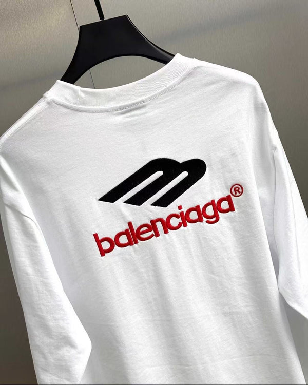 Balenciaga 3B Sports Icon Oversized Long Sleeve T-Shirt Cotton
