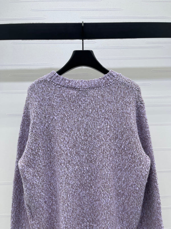 Chanel 2026 Double C Crew Neck Knit Long Sleeve Wool Cashmere