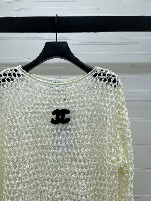 Chanel 2026 Two-piece Layered Knit Long-sleeved Set Wool