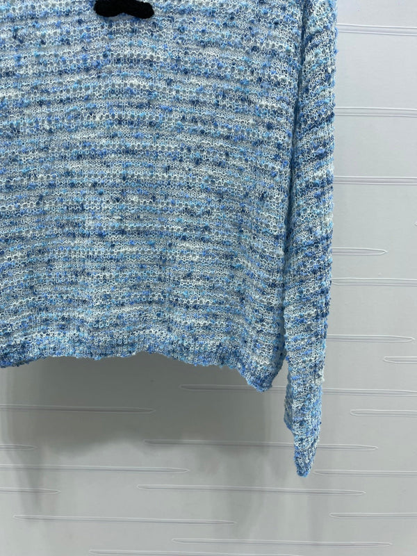 Chanel 2026 Off-the-shoulder Knit Long-sleeved Top Wool Cashmere