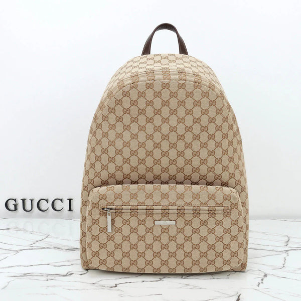 GG 2026 Essence Classic Backpack 45cm Canvas Leather