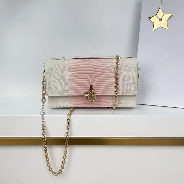 CD 2026 Pearl Clutch Bag 21cm Leather
