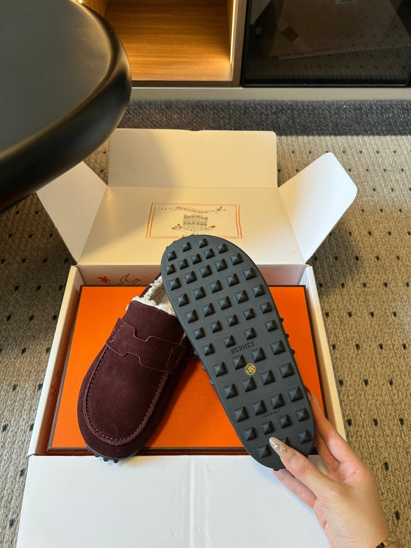 HM 26S Destin Loafers Burgundy Suede