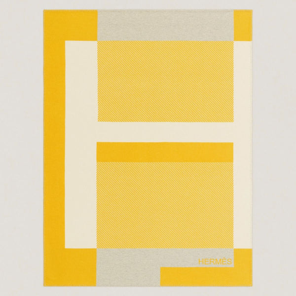 HM Riviera Blanket Yellow Wool Cashmere