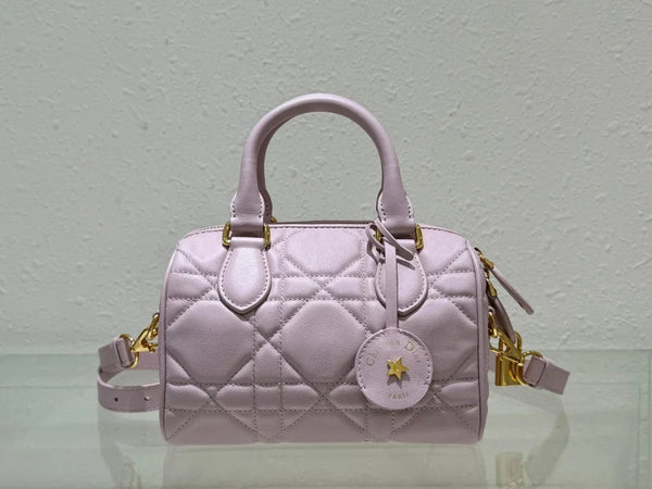 CD 2026 Groove Bag Pink Calfskin Gold Hardware