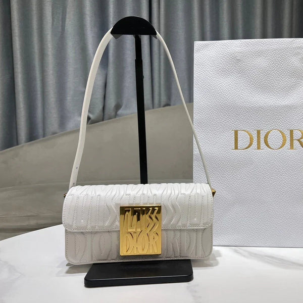 CD 2026 Miss Dior Flap Bag 18cm Calfskin