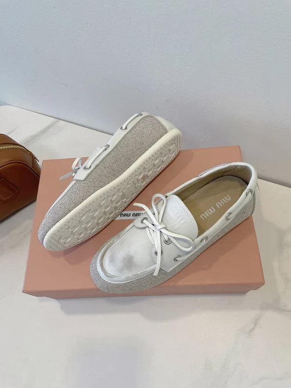 Miu 2026 Vintage Loafers Suede Leather 941761