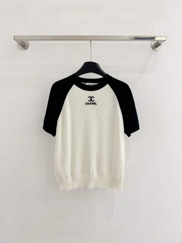 Chanel 2026 Short Sleeve T-shirt Wool