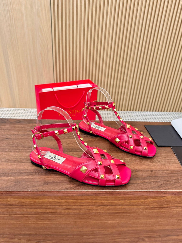 Valentino Open-to-the-Walk Sandals in Cowhide