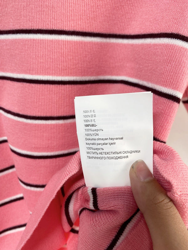 Miumiu Three-Color Short-Sleeve T-Shirt in Wool