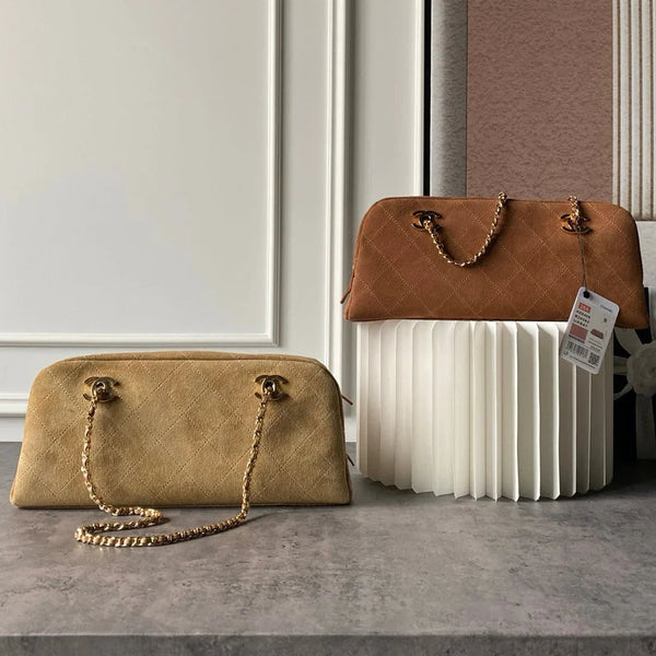 CC 2026 Bowling Bag 32cm Suede Leather