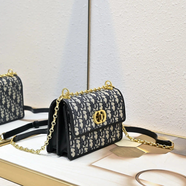 CD 2026 Miss Caro Mini Bag 18cm Fabric Leather