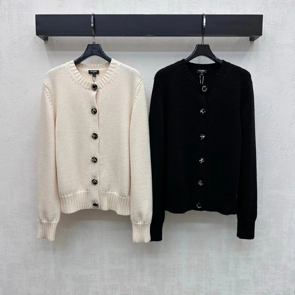 CC 2026 Letter-button Knit Cardigan Cashmere 418732