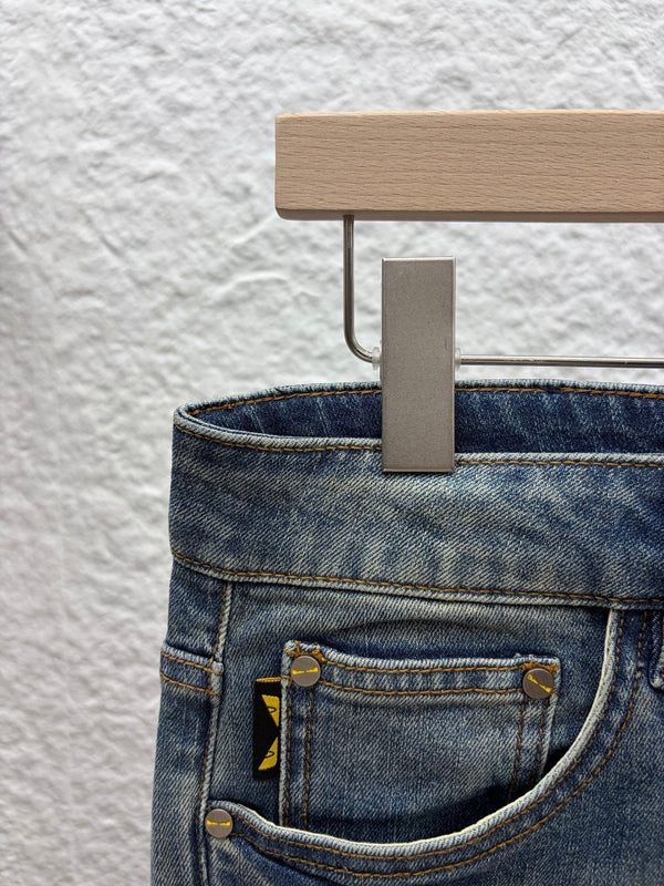 FF 2026 Men's Jeans Blue Denim 738152