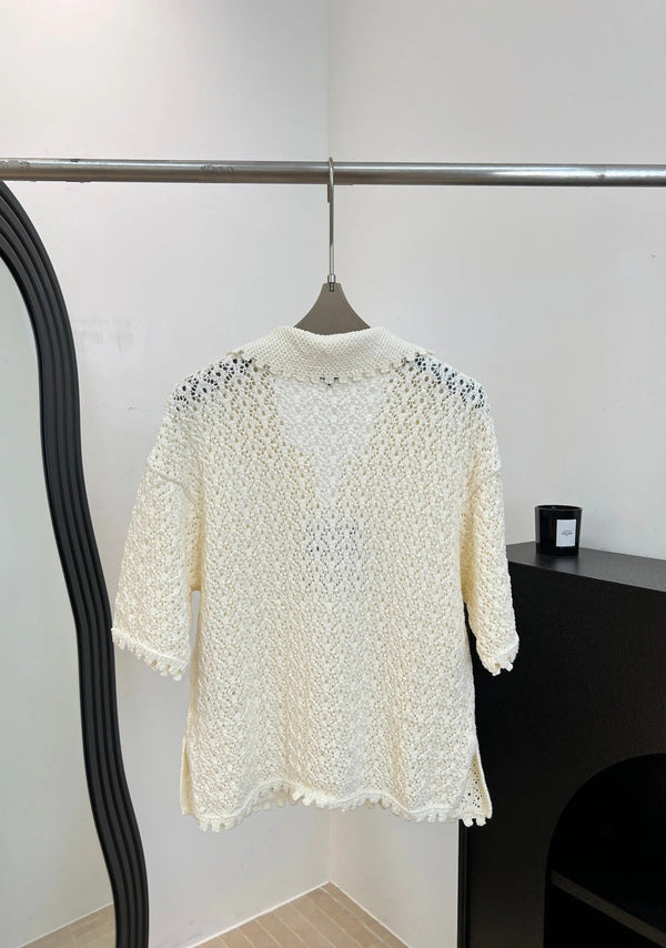 CC 2026 Knit Sweater Cream Cotton 637494
