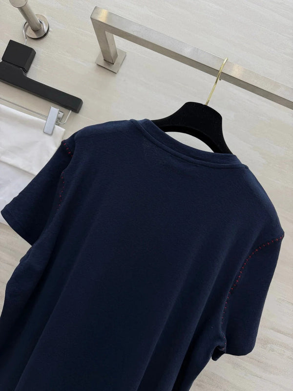 CC 2026 Hand-stitched Short-Sleeve T-Shirt Cotton 666402