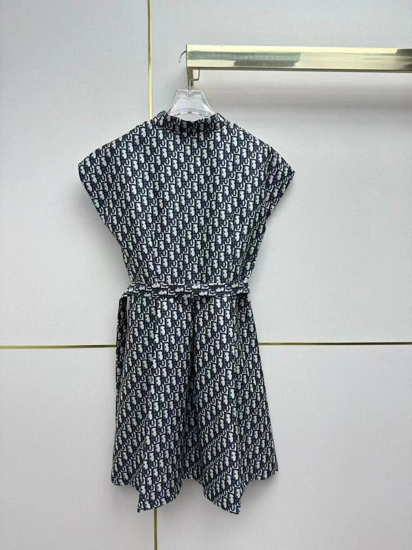 CD 2026 Vest Dress Black Polyester 380442