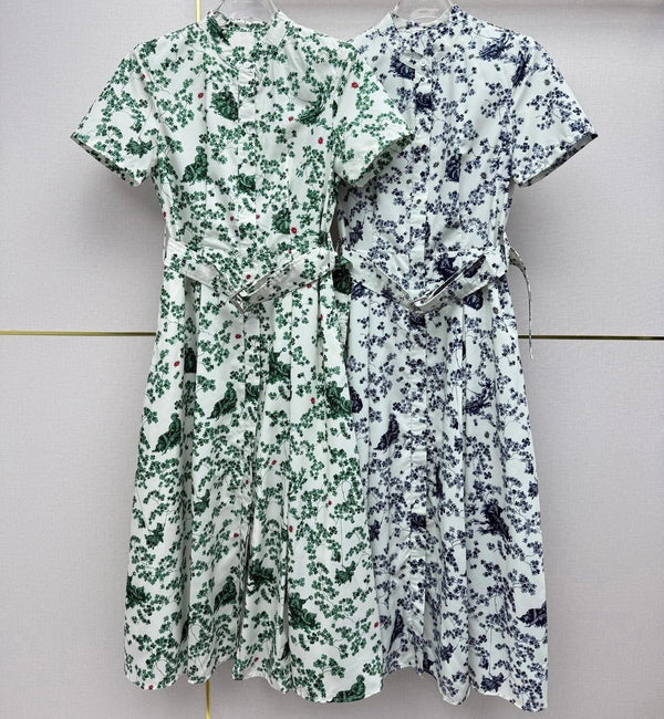 CD 2026 Floral Dress Polyester 396926