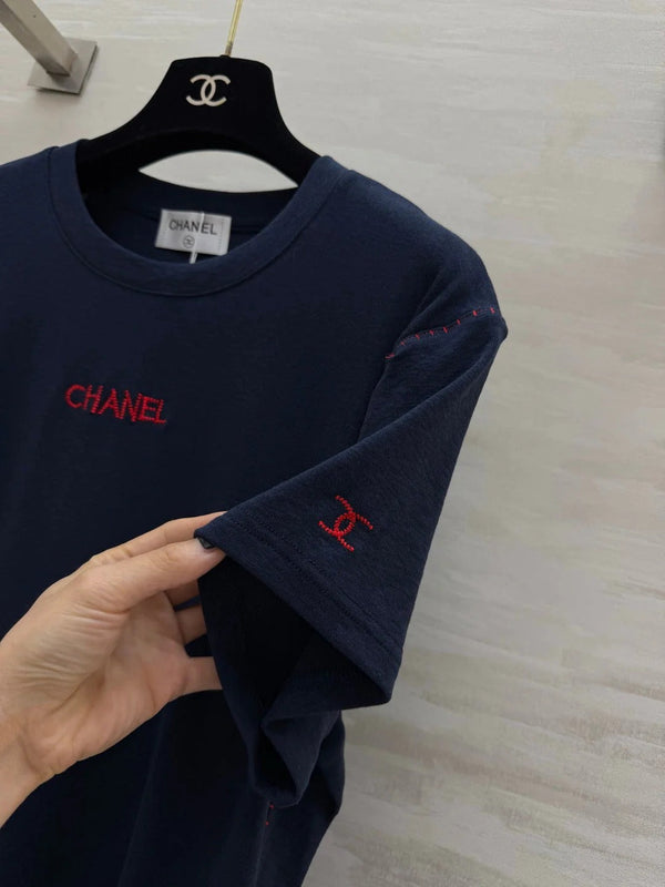 CC 2026 Hand-stitched Short-Sleeve T-Shirt Cotton 666402