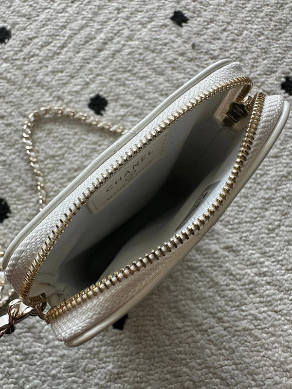 CC 2026 Phone Case With Star Calfskin