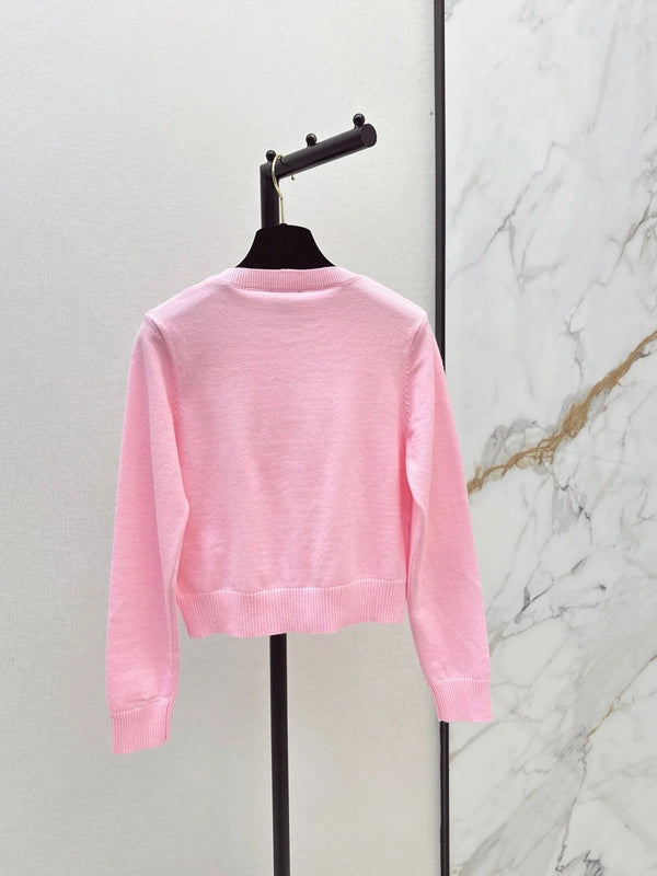 Chanel 2026 Square Knit Long-sleeved Top Wool 292169