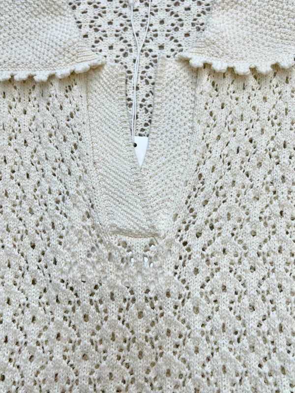 CC 2026 Knit Sweater Cream Cotton 637494