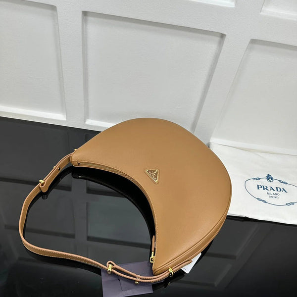 Prad 2026 Arque Shoulder Bag 35cm Calfskin