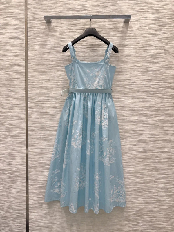 CD 2026 Strappy Dress Blue Cotton 627311