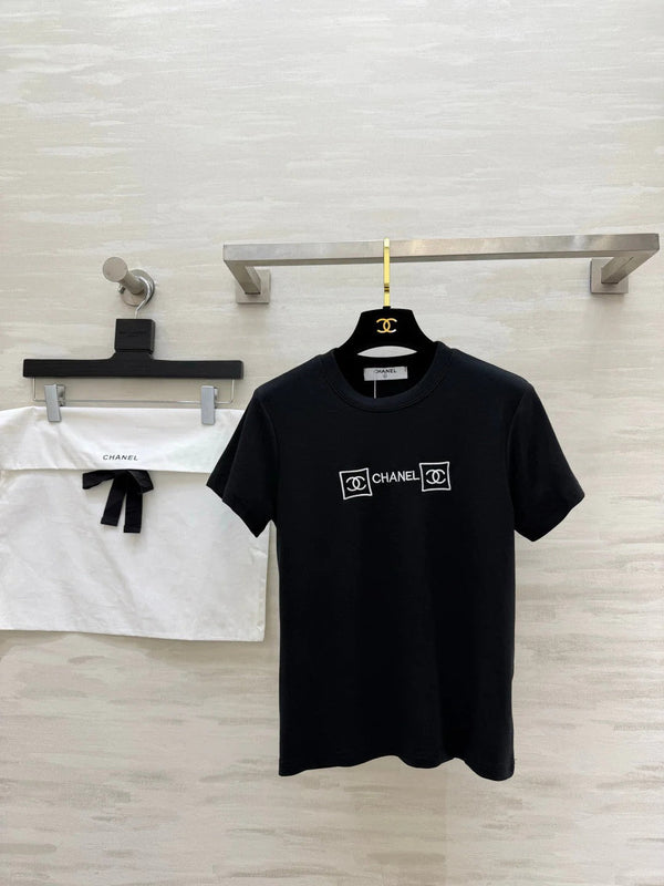 CC 2026 Embroidered Logo T-shirt Cotton 681375