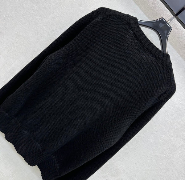CC 2026 Letter-button Knit Cardigan Cashmere 418732