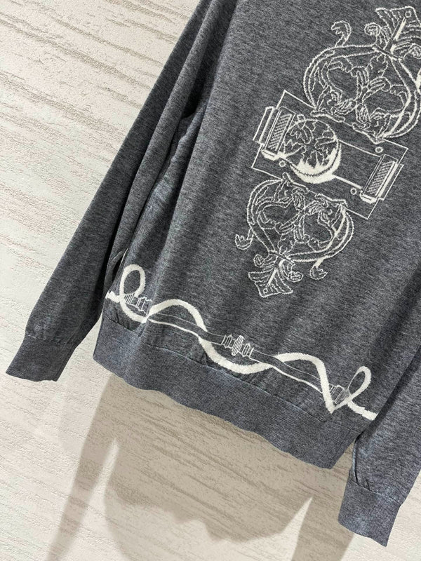 HM 2026 "Ferronnerie" Long-sleeve Cardigan Wool 800302