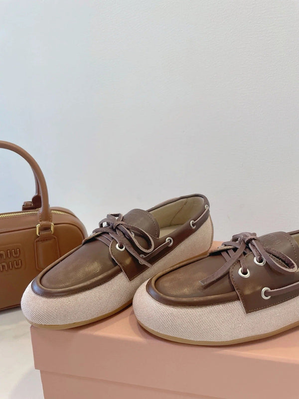 Miu 2026 Vintage Loafers Suede Leather 941761