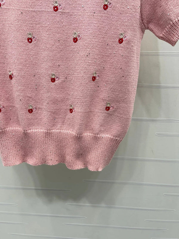 Miu 2026 Shirt Pink Wool 643220