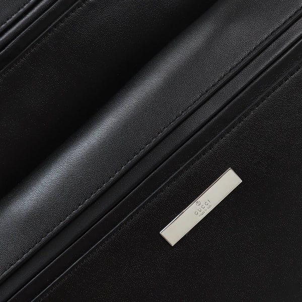 GG 2026 Tag Large Crossbody Bag Black Calfskin