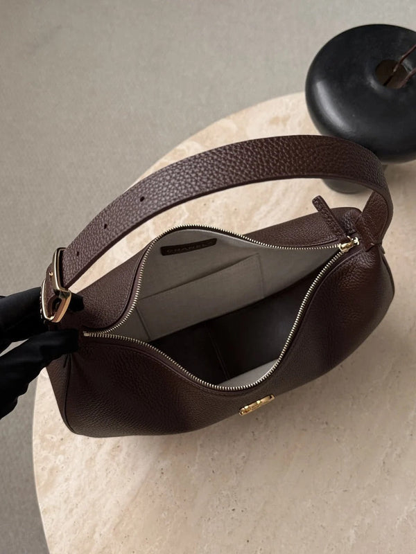 CC 2026 Hobo Bag 30cm Grained Calfskin