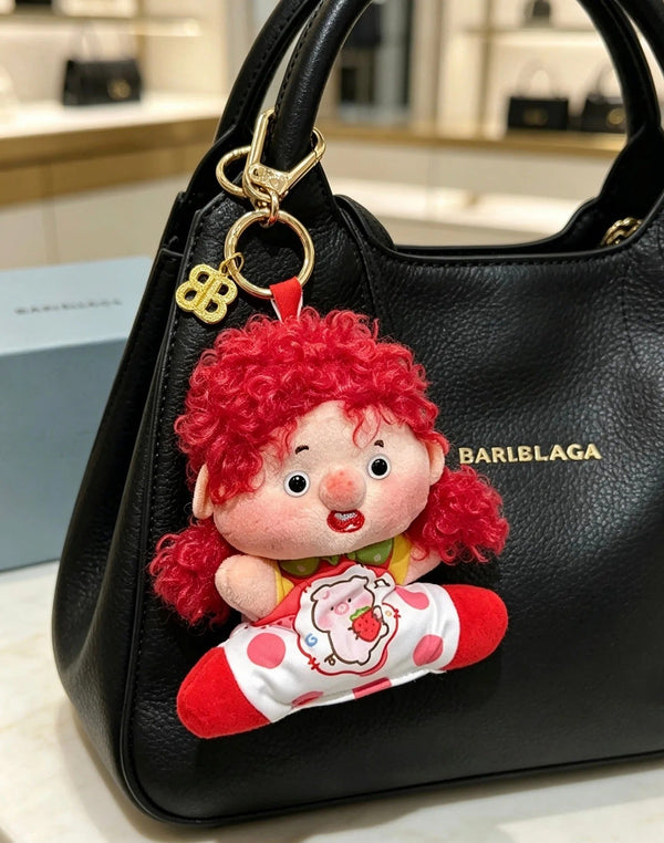 BLC Cute Red-haired Curly Doll Charm
