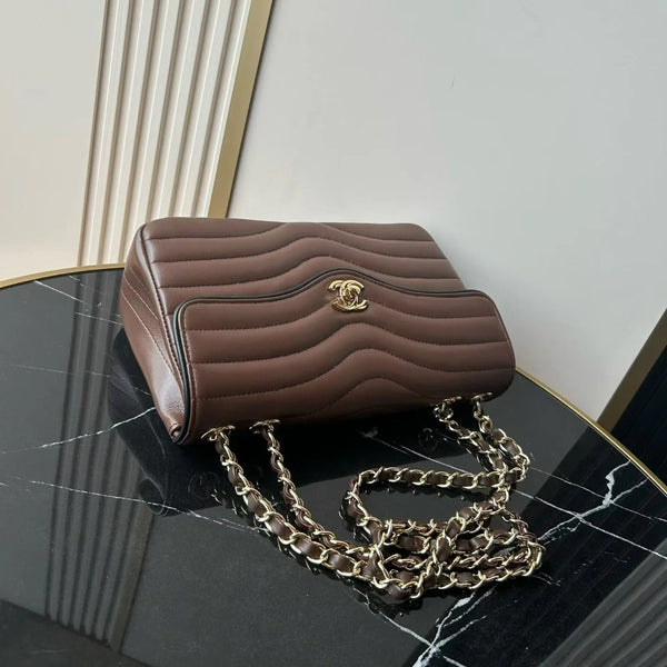 CC 26s Flap Bag 25.5cm Patinated Lambskin
