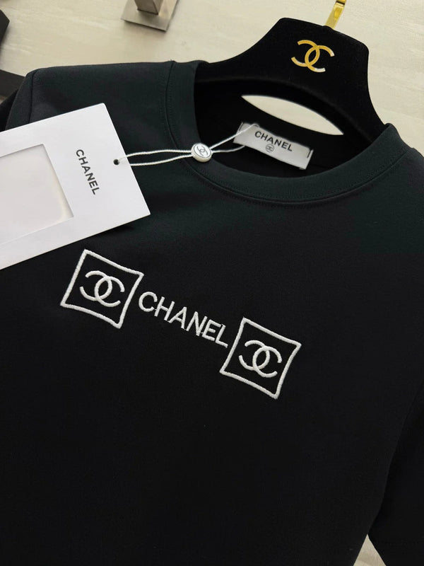 CC 2026 Embroidered Logo T-shirt Cotton 681375