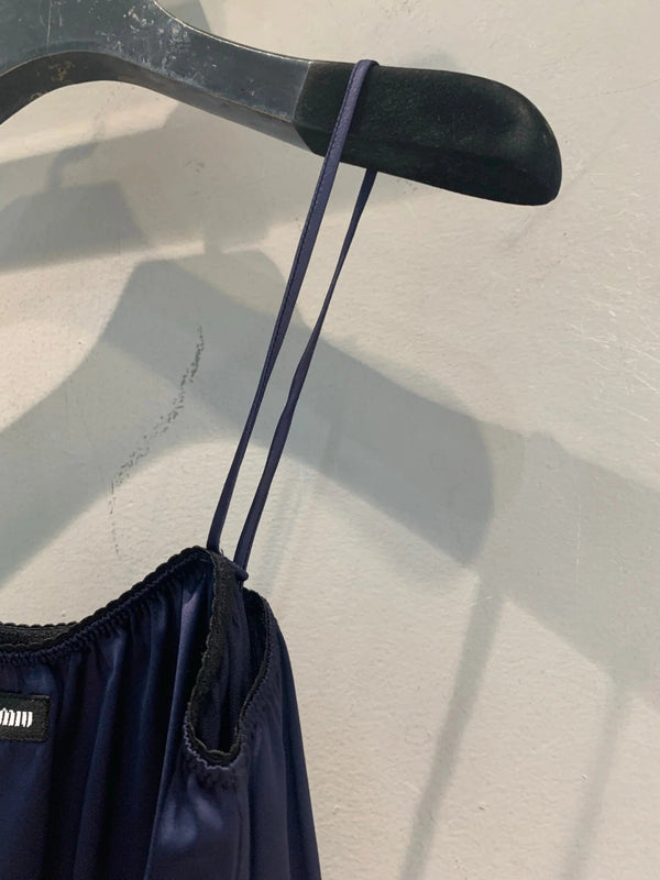 Miu 2026 Set Satin Navy 646105