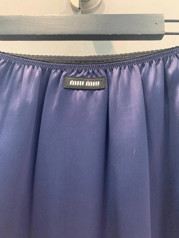 Miu 2026 Set Satin Navy 646105