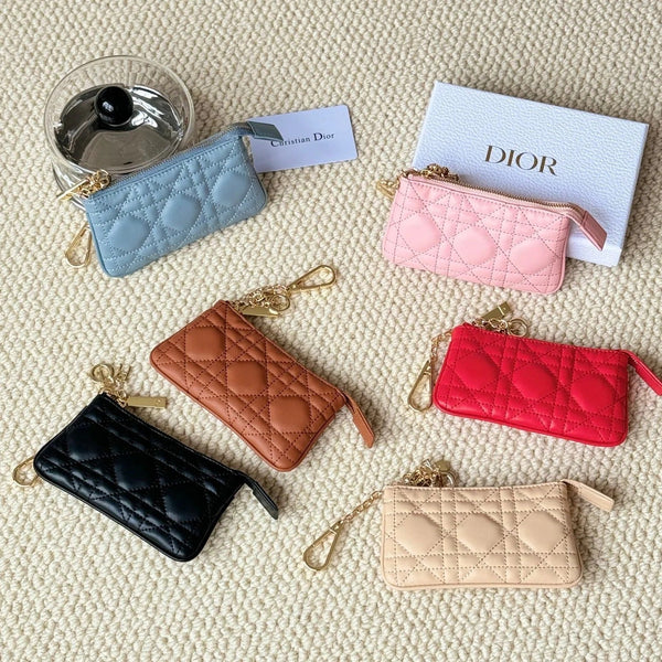 CD 2026 Key Pouch 14.5cm Lambskin