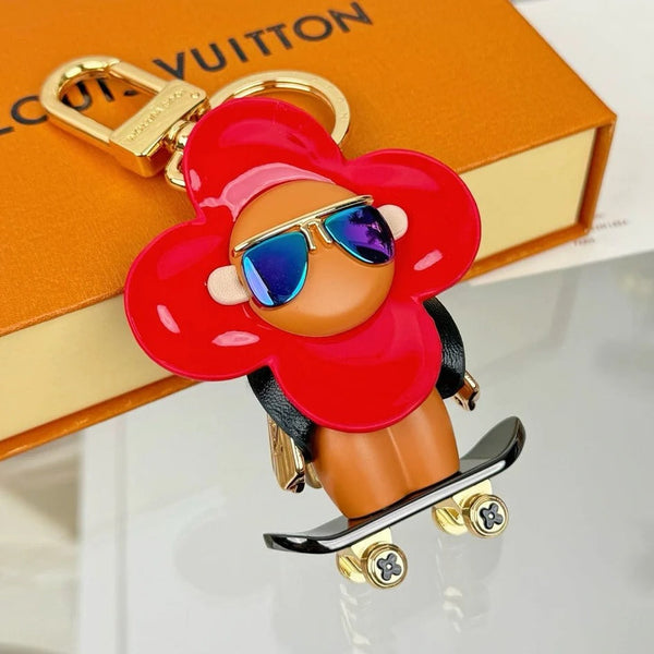 LV Vivienne Skateboarder Bag Charm