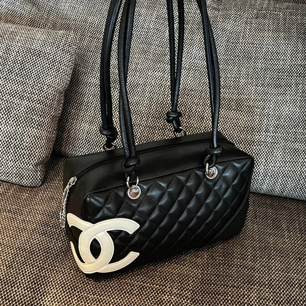 CC 2026 Cambon Ligne Bowling Bag 27cm Calfskin
